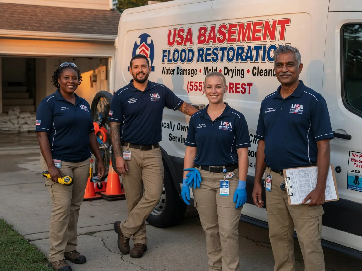 Basement Flood Cleanup company in White Plains, GA